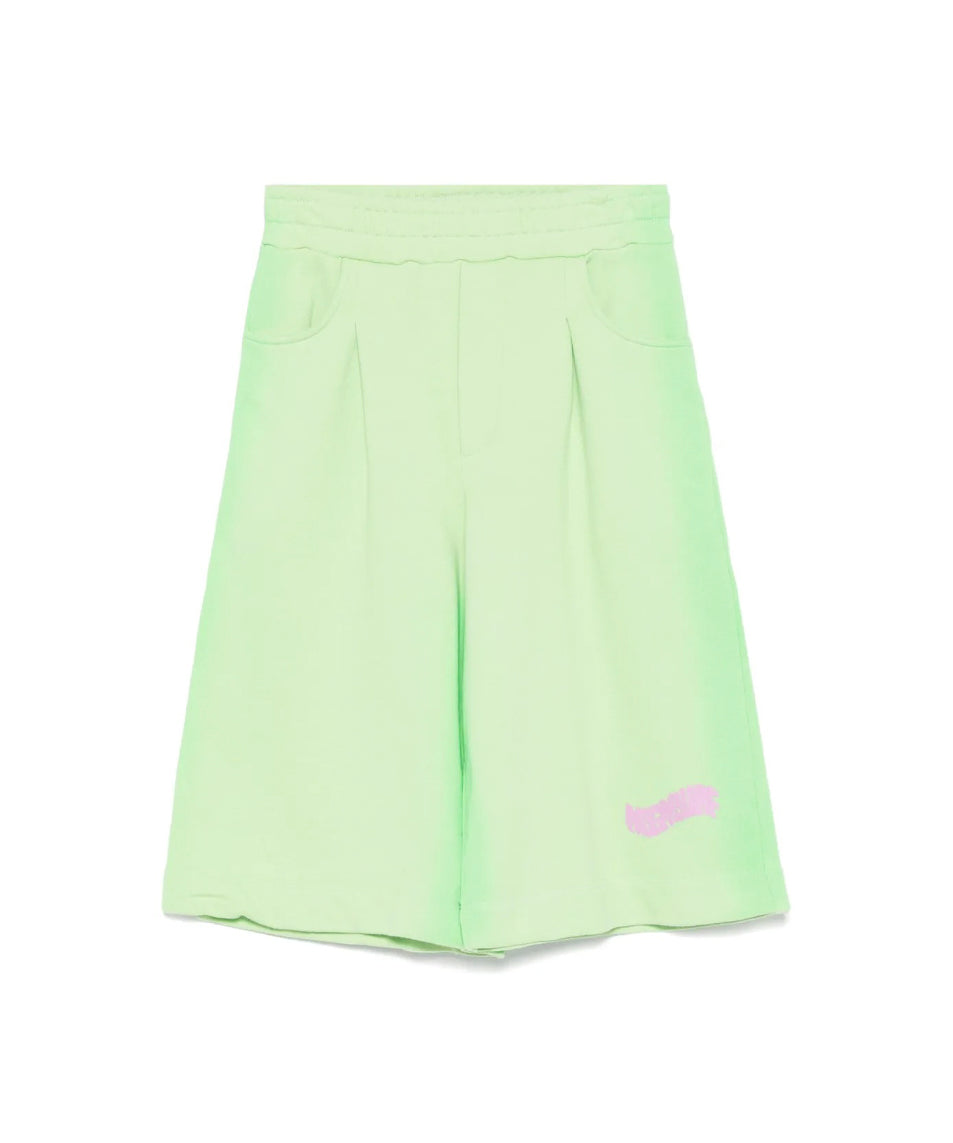 MSGM Kids Bermuda Verde Degrade per Bambini