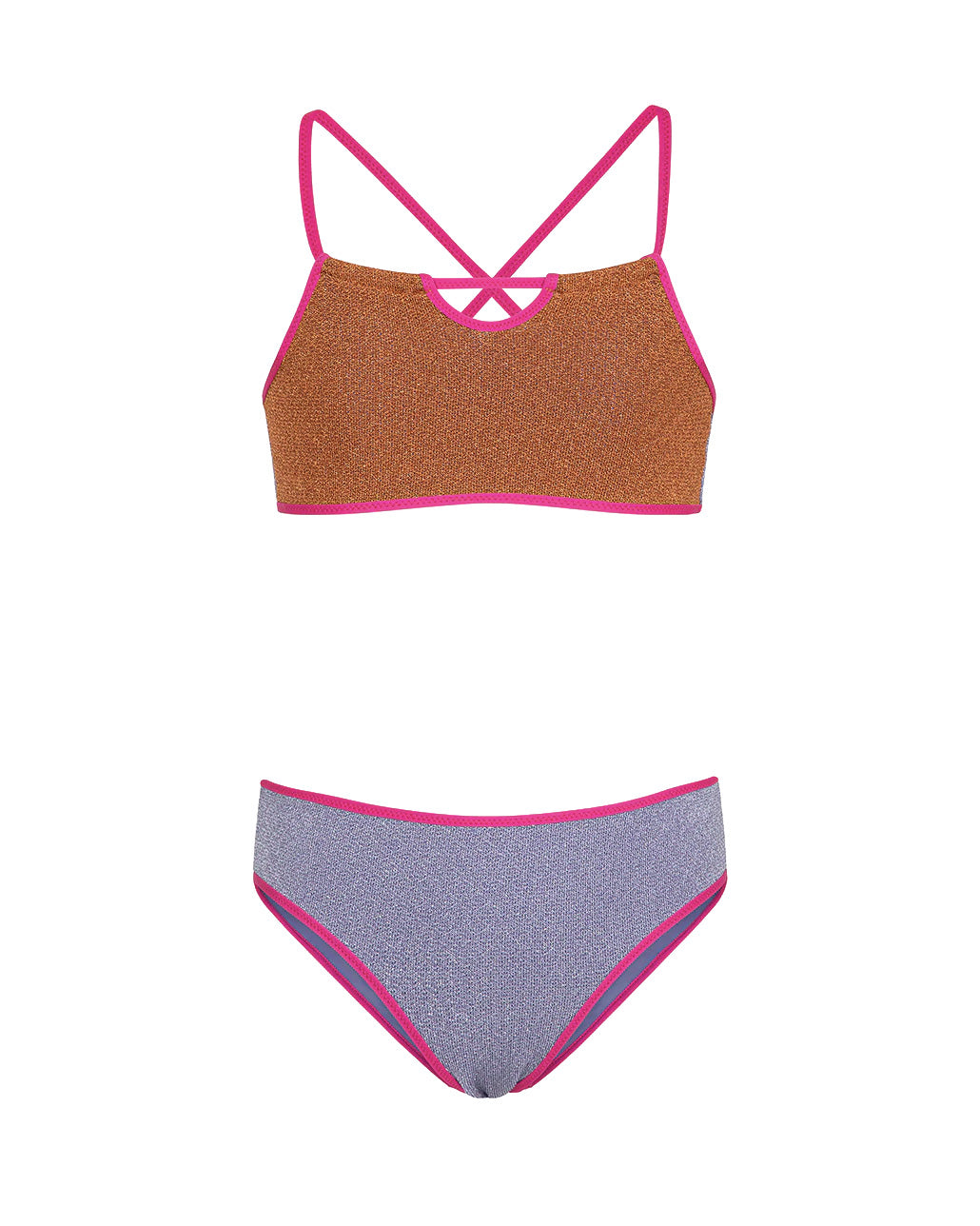 F**K Kids Costume Due Pezzi Multicolor per Bambine