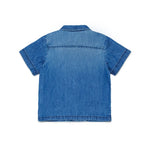 Diesel Kids Camicia in Jeans con Ricamo Logo per Neonati