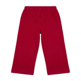 Elisabetta Franchi La Mia Bambina Pantalone Felpa Rosso con Logo per Neonate