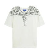 Marcelo Burlon County Of Milan Kids T-Shirt Bianca con Motivo Ali per Bambine