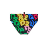 Dsquared2 Kids Costume Multicolor con Logo All-Over per Neonati