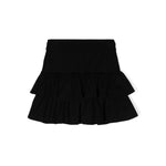 Moschino Kids Gonna con Ruches e Ricamo Logo per Bambine (retro)