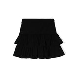 Moschino Kids Gonna con Ruches e Ricamo Logo per Bambine (retro)