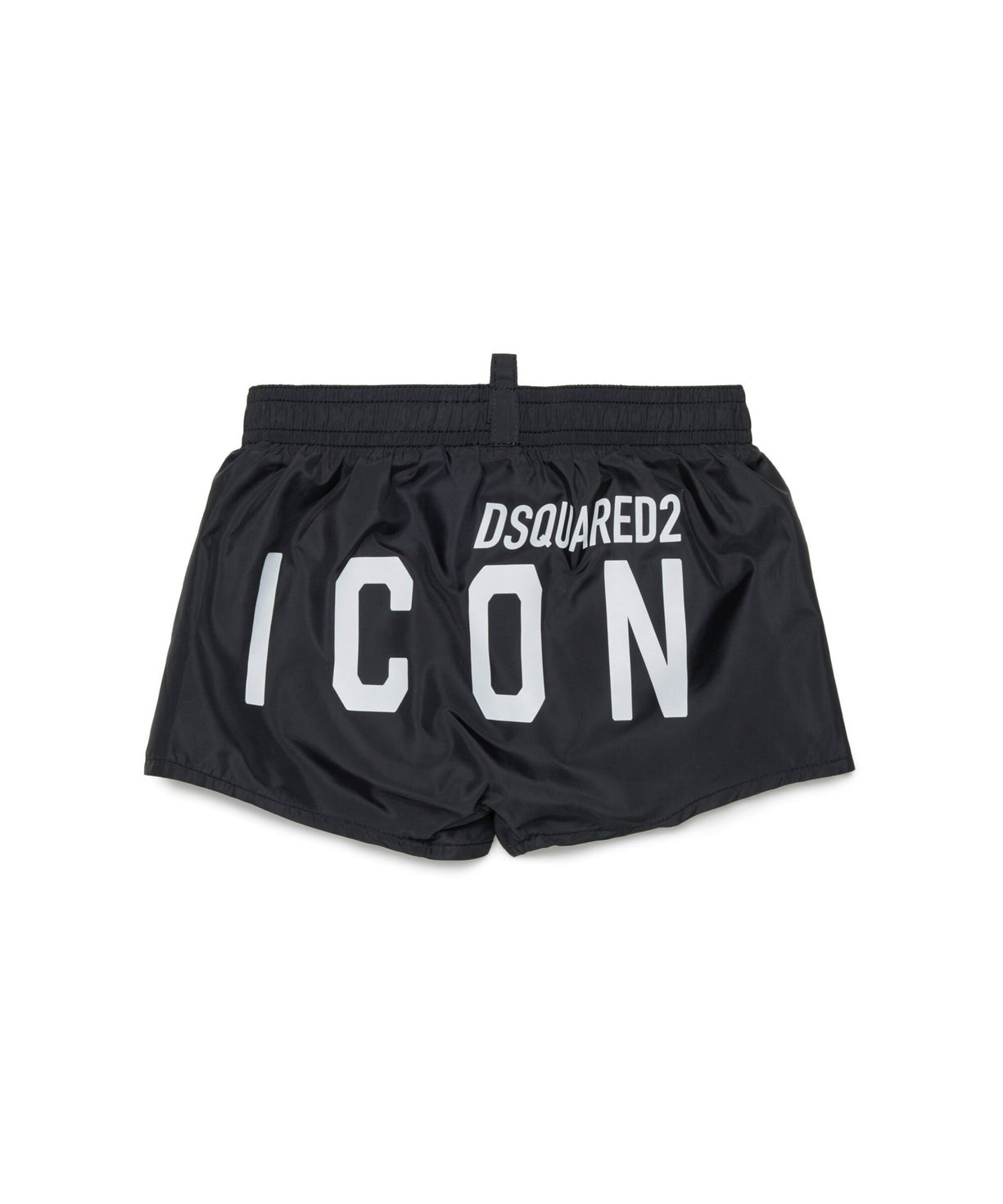 Dsquared2 Kids Costume Boxer Nero ICON per Neonati