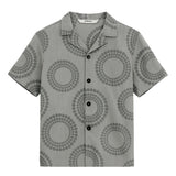 I'm Brian Camicia Grigia Fantasia Circles per Bambini