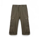 I'M Brian Kids Pantalone Cargo Verde Militare per Bambini