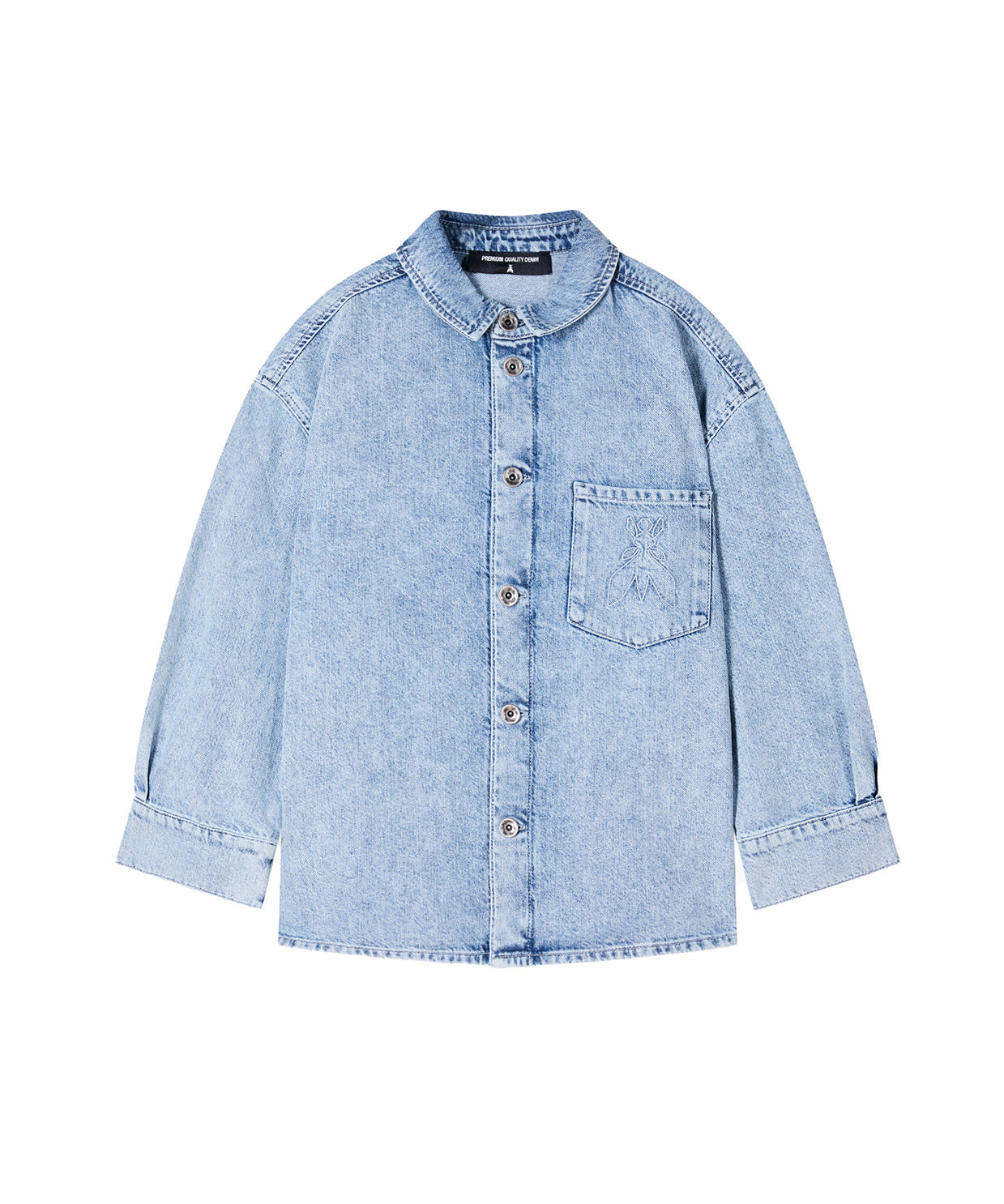 Patrizia Pepe Kids Camicia di Jeans per Bambine