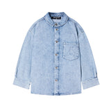 Patrizia Pepe Kids Camicia di Jeans per Bambine
