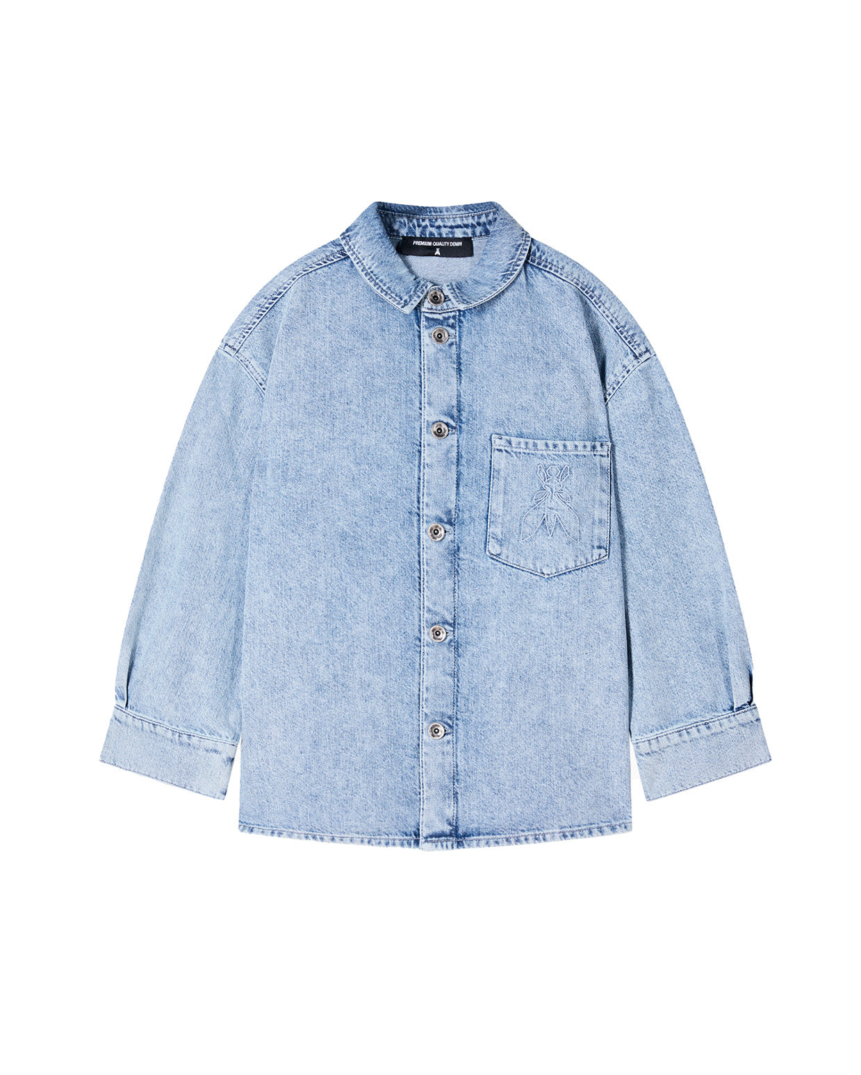 Patrizia Pepe Kids Camicia di Jeans per Bambine
