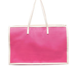 MSGM Kids Borsa Fucsia Tote Grande con Stampa Florence Kids (retro)