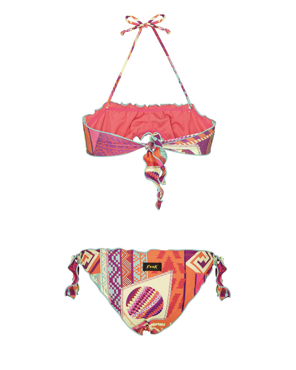 F**K Kids Costume Due Pezzi Fantasia per Bambine