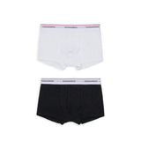 Dsquared2 Kids Boxer Set 2pz. Bianco/Nero per Bmbini