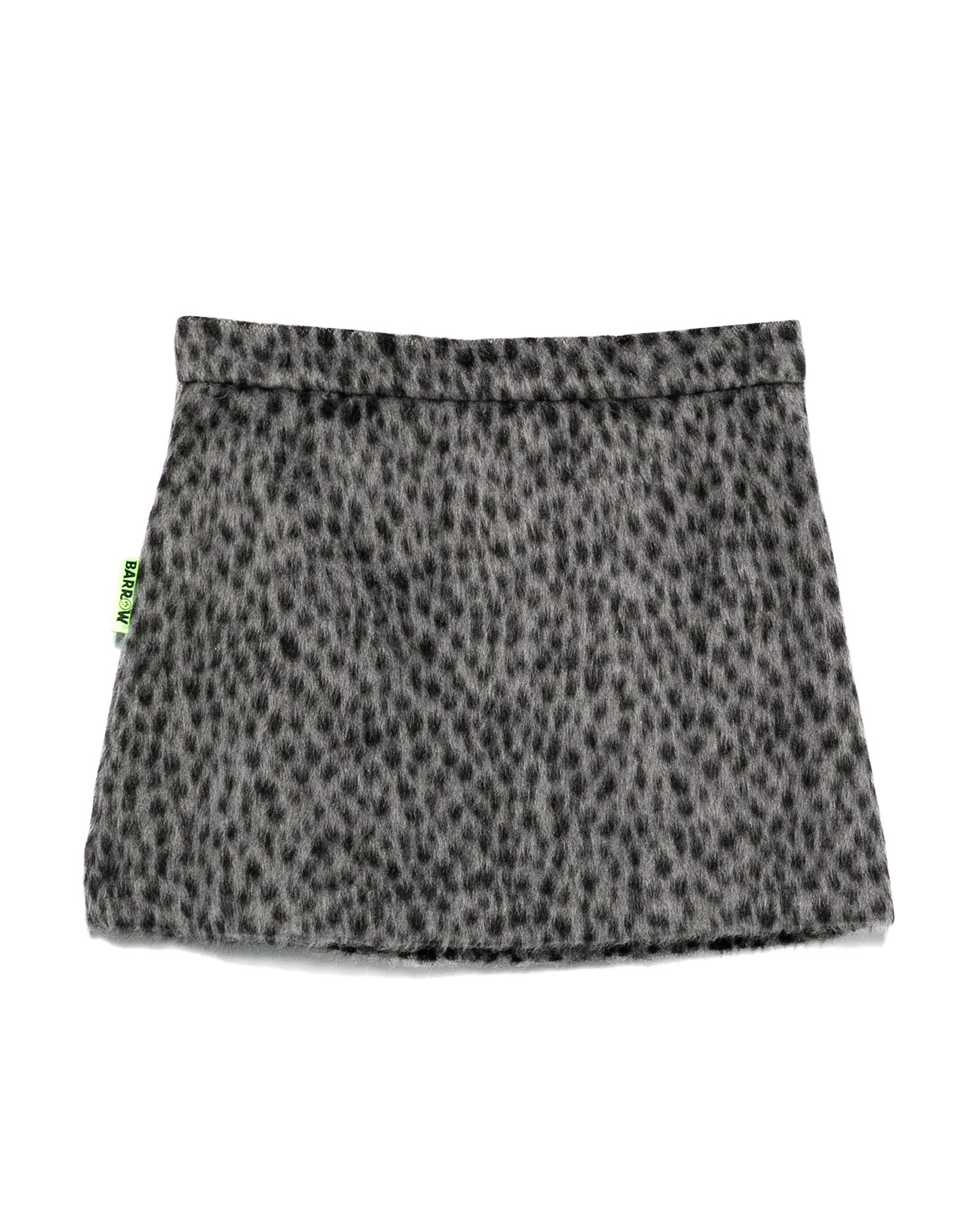 Barrow Kids Gonna Grigia Maculato con Bottone Logo a Contrasto per Bambine