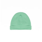 Blumarine Kids Cappellino Verde Menta con Logo Ricamato a Contrasto per Neonate