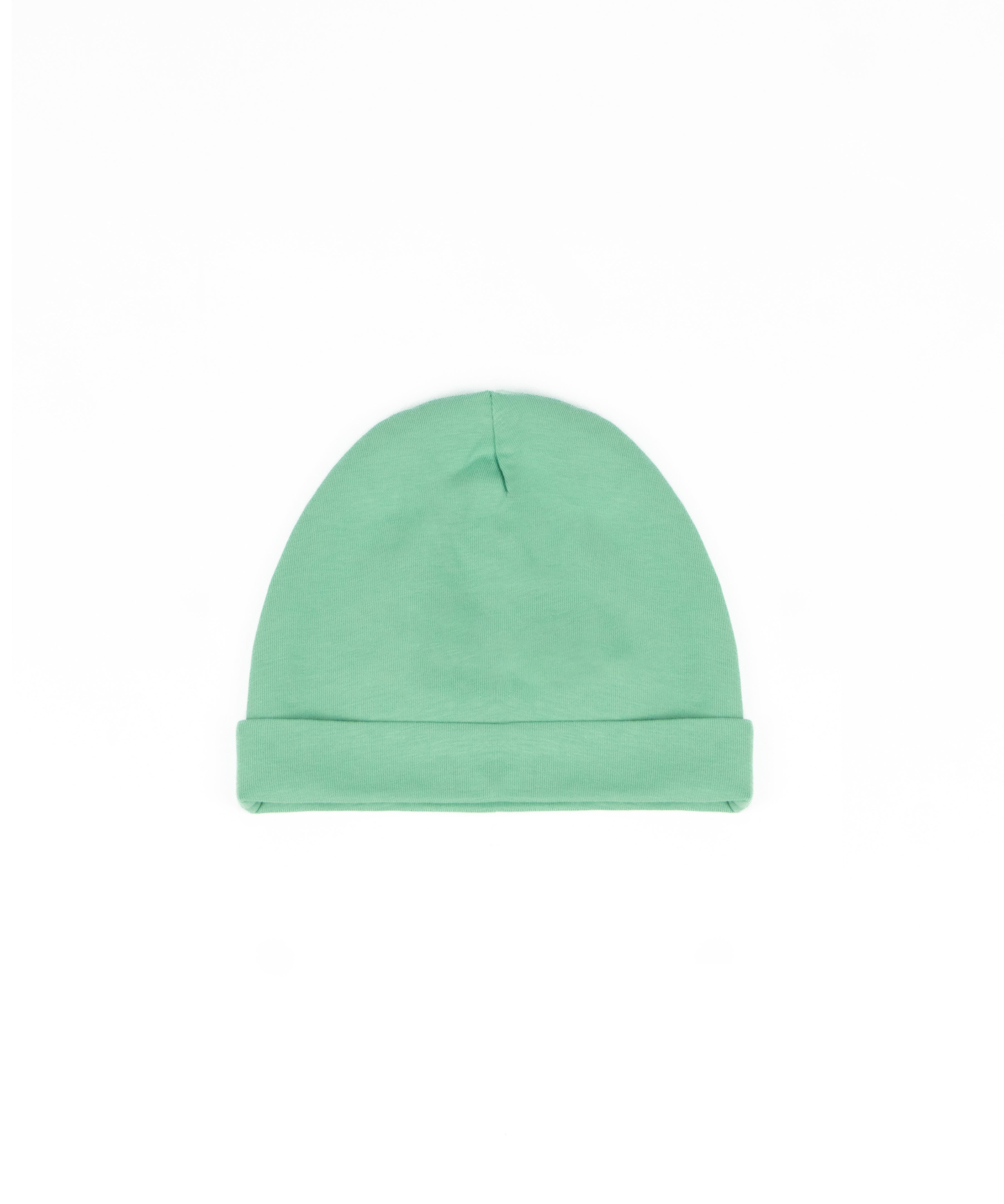 Blumarine Kids Cappellino Verde Menta con Logo Ricamato a Contrasto per Neonate