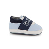 Boss Kids Scarpette Marine con Scritta per Neonati