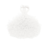 Patrizia Pepe Top Bianco con Ruches per Bambine