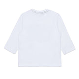 Diesel Kids T-Shirt Bianco con Stampa per Neonati