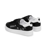 Dsquared2 Kids Sneakers Nero con Logo per Bambini