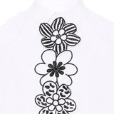 Simonetta Kids Camicia Bianco con Ricamo per Bambine