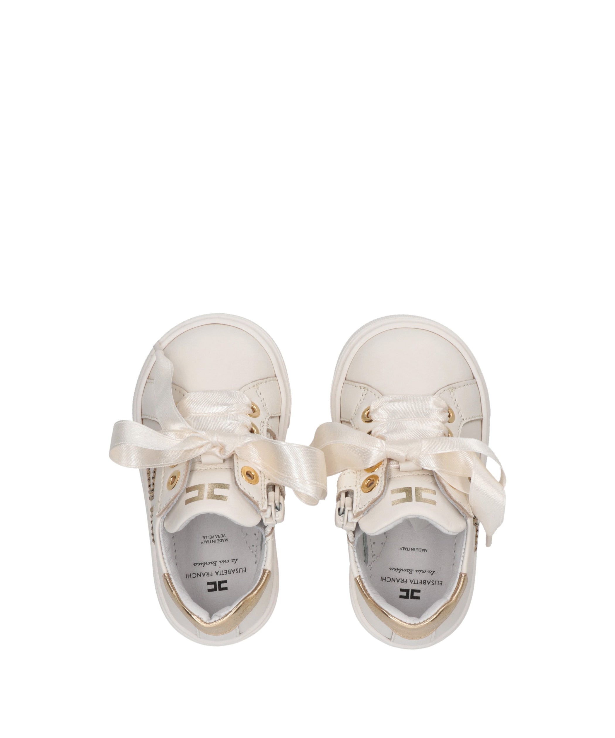 Elisabetta Franchi La Mia Bambina Sneakers BURRO/OROper Neonate