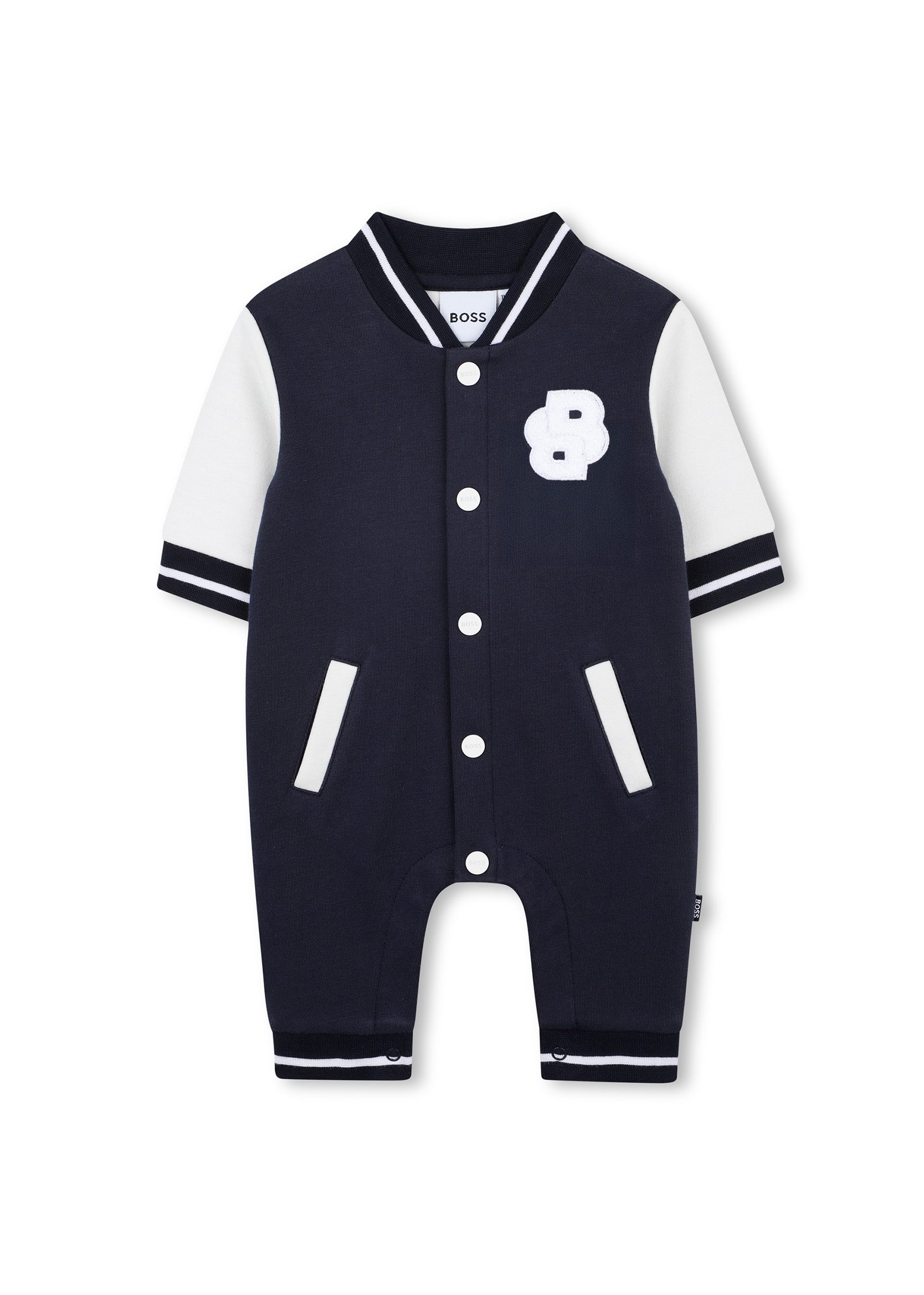 Boss Kids Tutina Navy Pagliaccetto per  Neonati