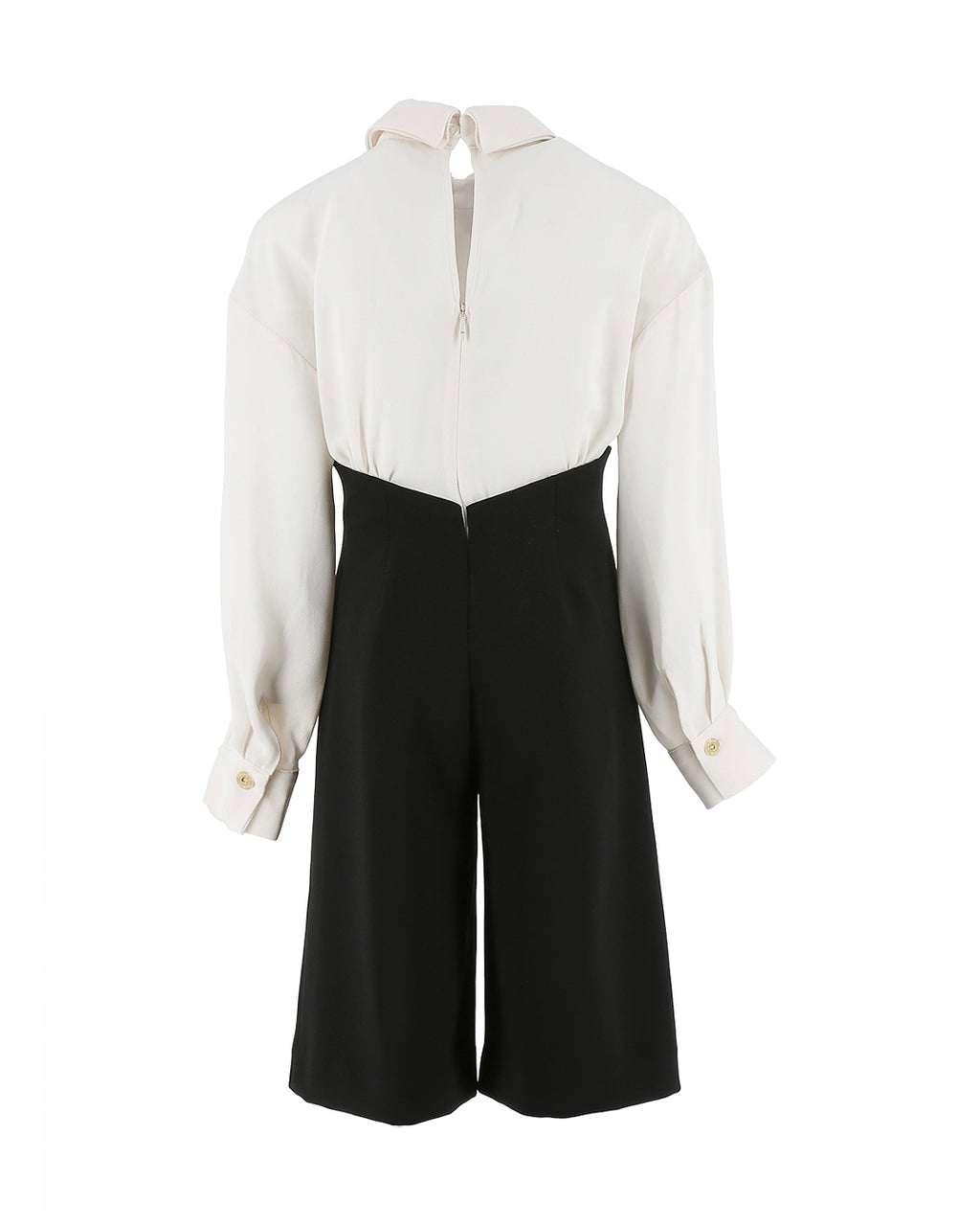 Elisabetta Franchi La Mia Bambina Camicia Panna con Pantaloni Neri e Cravatta per Bambine