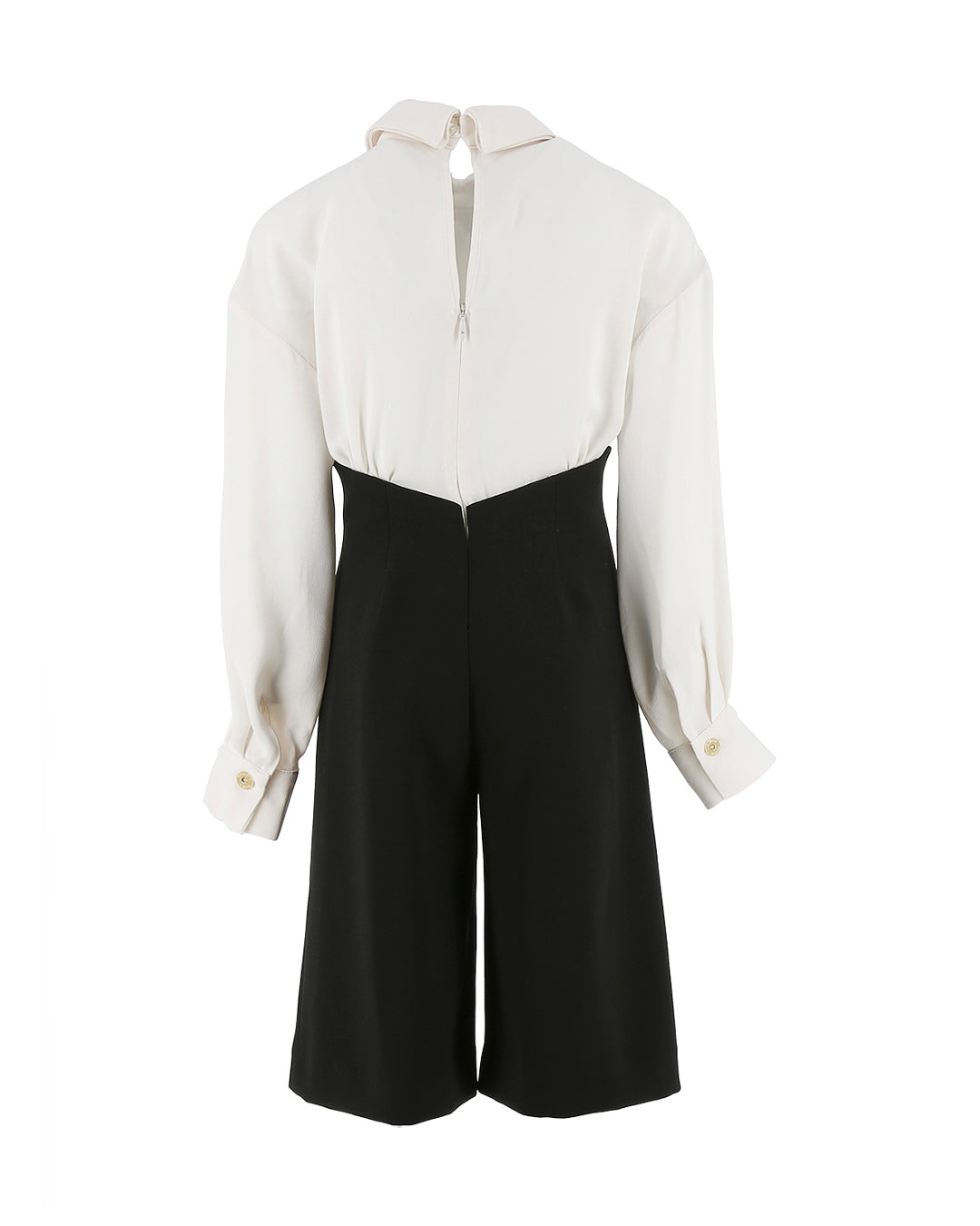 Elisabetta Franchi La Mia Bambina Camicia Panna con Pantaloni Neri e Cravatta per Bambine