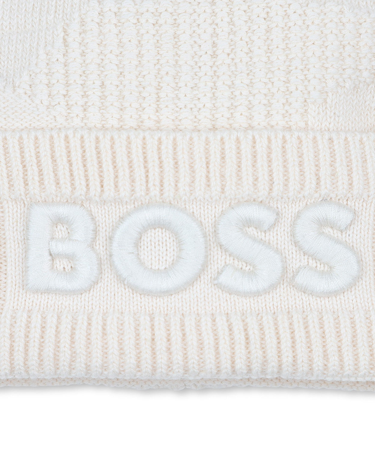 Boss Kids Cappello Sabbia in Cotone per Neonati