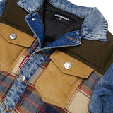 Dsquared2 Kids Giubbino Fantasia Denim e a Quadri Unisex