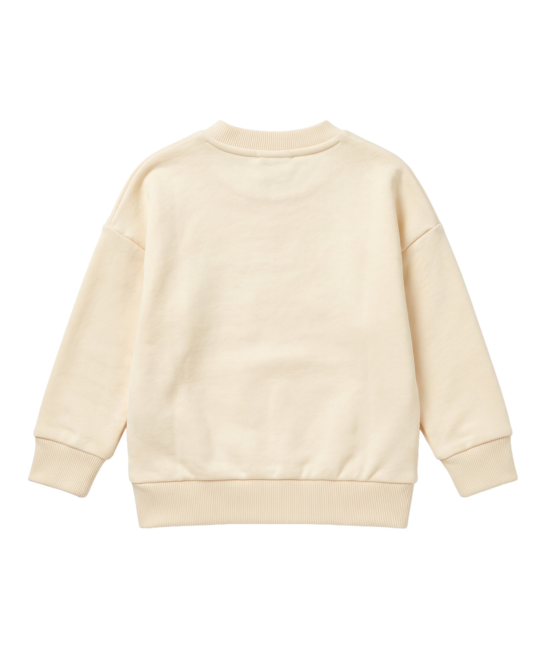 Palm Angels Kids Girocollo Panna con Logo Rosa per Neonate