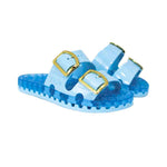 Sensi Kids Flamingo Sandalo Celeste Doppia Fascia per Bambini (fronte)