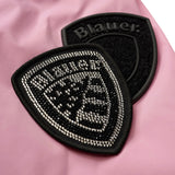 Blauer Kids Giacca a Vento Rosa con cappuccio in Nylon per Bambine