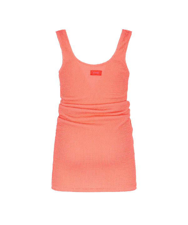 EffeK Copricostume Abito Corallo Fluo Clear per Bambine