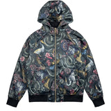 Just Cavalli Kids Giubbino Fantasia Heron Color con Zip per Bambine