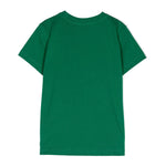 Moschino Kids T-shirt Verde con Ricamo (retro)
