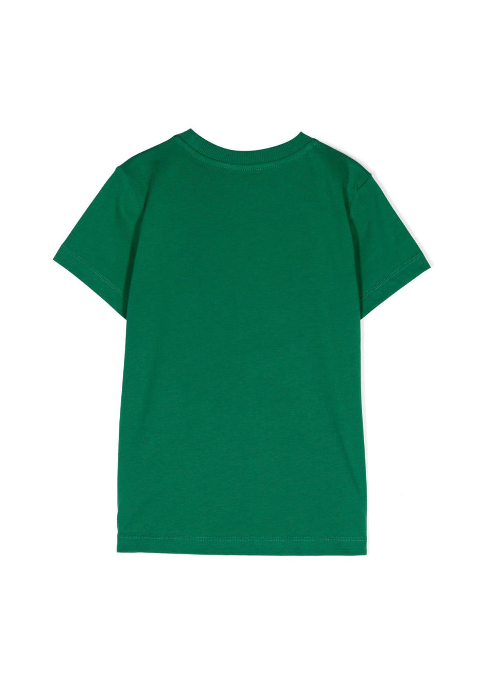 Moschino Kids T-shirt Verde con Ricamo (retro)