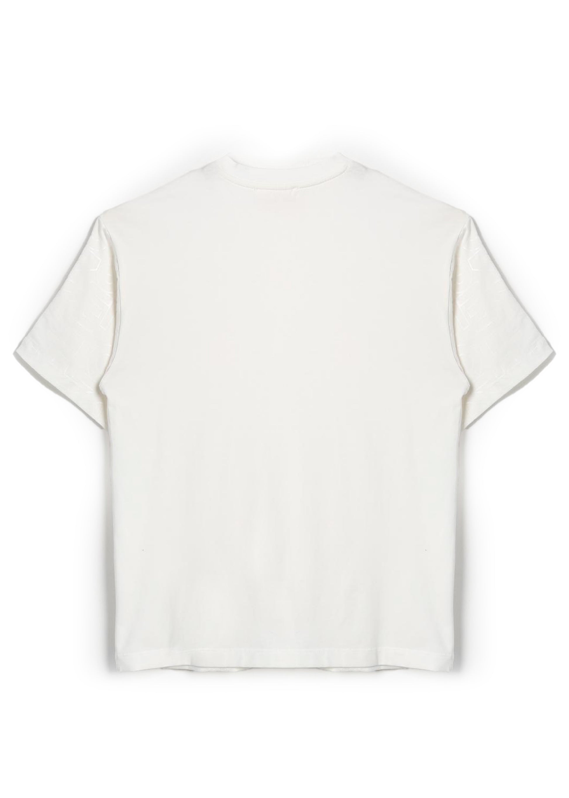 Elisabetta Franchi La Mia Bambina T-shirt Panna con Lettering per Bambine