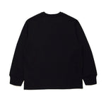 Diesel Kids Felpa Girocollo Nera con Logo Oval D per Bambini (retro)