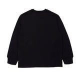 Diesel Kids Felpa Girocollo Nera con Logo Oval D per Bambini (retro)