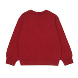 Diesel Kids Felpa Bordeaux con Logo Unisex