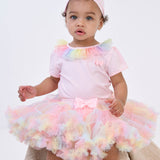 Angel's Face Body Rosa con Fascia Clementine per Neonate