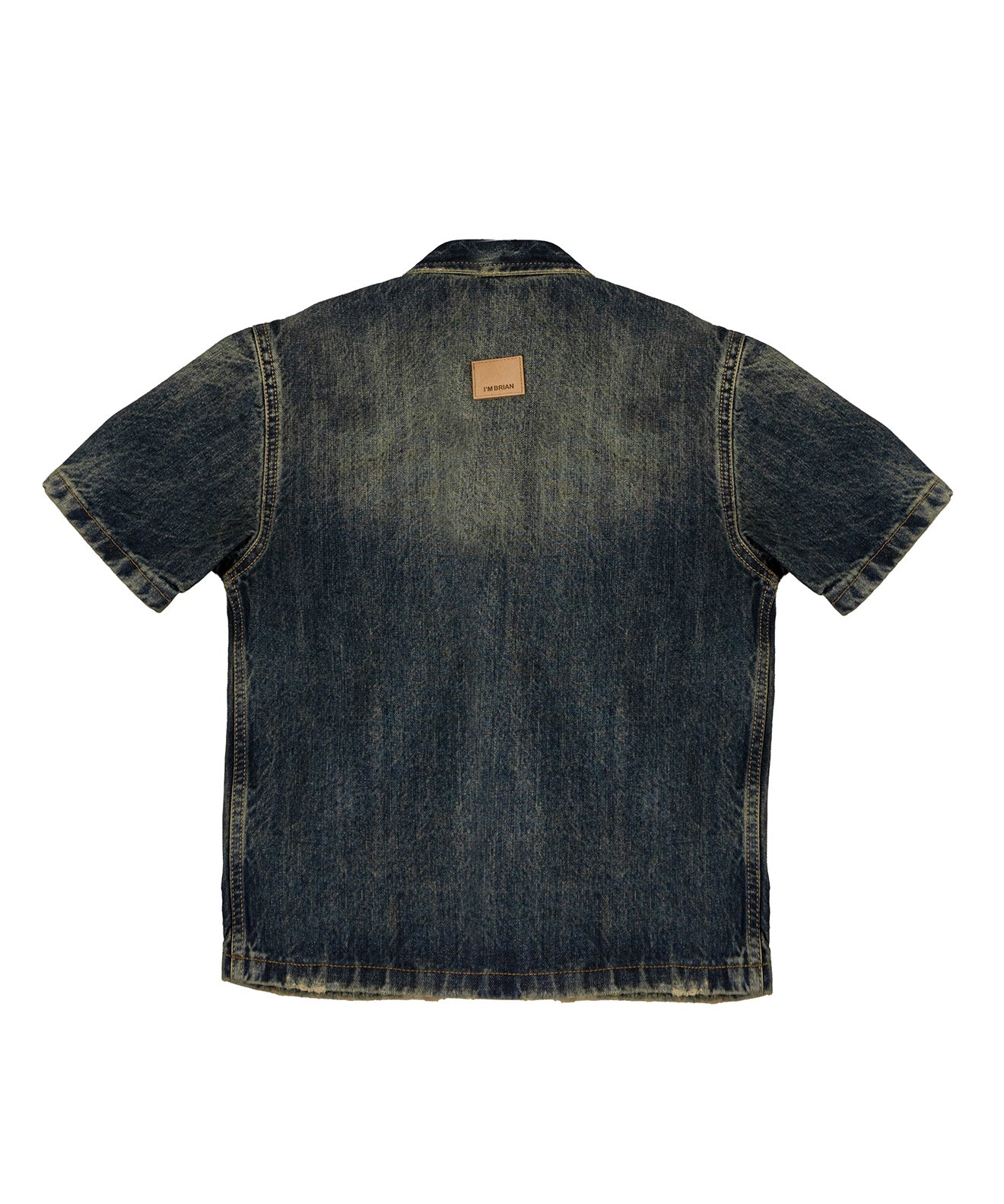 I'M Brian Kids Camicia in Denim Sabbiato per Bambini