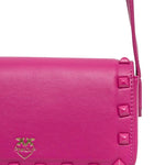 Pinko Kids Borsa a Tracolla Fucsia con Borchie per Bambine (retro)