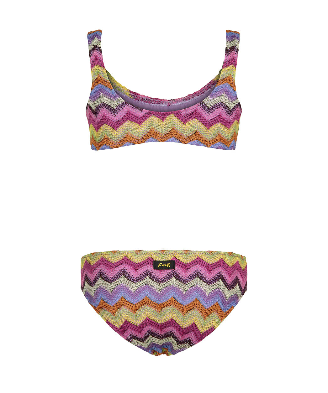 F**K Kids Costume in Maglia Multicolor per Bambine