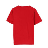 Dsquared2 Kids T-Shirt Rossa con D2 Headquarter per Bambini