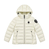 Blauer Kids Piumino con cappuccio bianco per Bambini