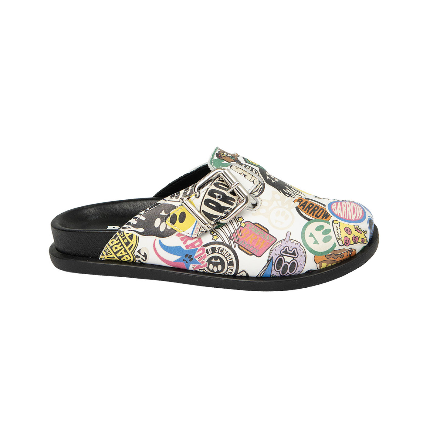 Barrow Kids Sabot Bianco Fantasia per Bambine