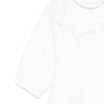 Elisabetta Franchi La Mia Bambina Tutina Panna con Applicazioni Fiori per Neonate